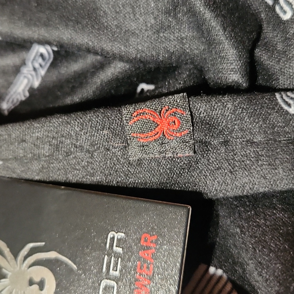 NWT Spyder Black Graphic Men's Jogger Loungewear Pants Size Medium - Picture 6 of 8